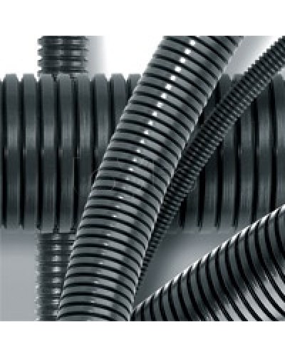 Труба гофрированная DN23мм, ПВ-0, д. вн. 22,6 мм, д. нар. 28,5 мм, полиамид 6 с протяжкой DKC PA612329F0 в Ростове-на-Дону Труба гофрированная Pintop.ru