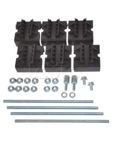 Набор держателей, для шин толщиной 5мм, 1-2 шины на полюс, 3 полюса DKC R5BSEV2/5T в Ростове-на-Дону Повороты, муфты, тройники Pintop.ru