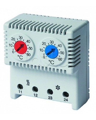Термостат сдвоенный DKC (R5THRV13) в Ростове-на-Дону Аксессуары для стоек и шкафов Pintop.ru