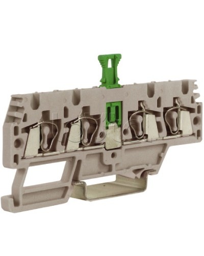 Зажим, 2 ввод/2 вывода, серый 2,5 кв.мм, с размыкателем DKC ZHMS10GR в Ростове-на-Дону Держатели, клипсы, скобы Pintop.ru