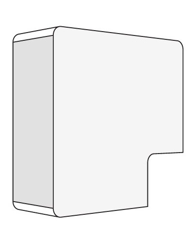 Угол плоский 40x17 белый DKC 00425R в Ростове-на-Дону Аксессуары для кабель-канала Pintop.ru