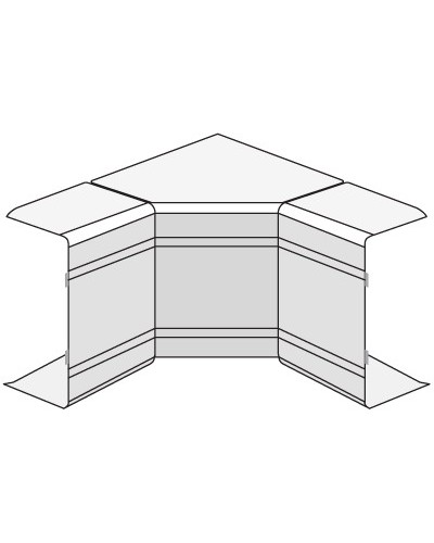 Угол внутренний изменяемый (70-120°) NIAV 120x60 мм DKC 01730 в Ростове-на-Дону Аксессуары для кабель-канала Pintop.ru