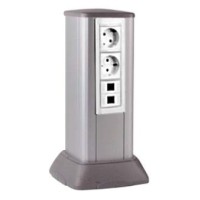 Миниколонна алюминиевая, 0.25м, цвет серый DKC (19524)