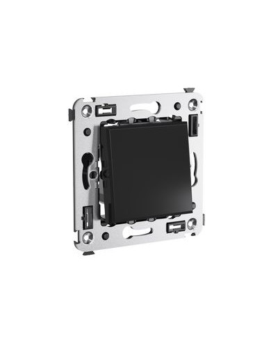 Выключатель одноклавишный в стену, Avanti, Черный квадрат DKC 4402103 в Ростове-на-Дону Аксессуары для кабель-канала Pintop.ru