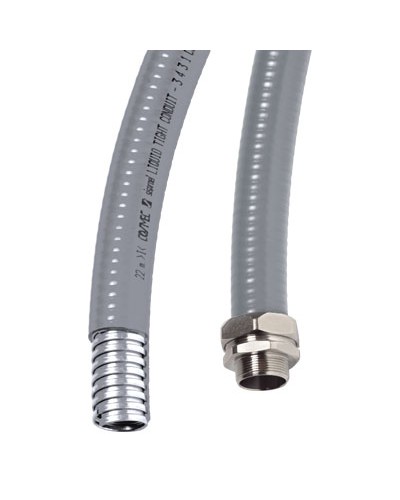 Металлорукав DN 20мм в гладкой ПВХ изоляции, Dвн 20,5 мм, Dнар 27,0,IP66, 50 м, цвет серый DKC 6070R-22 в Ростове-на-Дону Крепежные изделия Pintop.ru