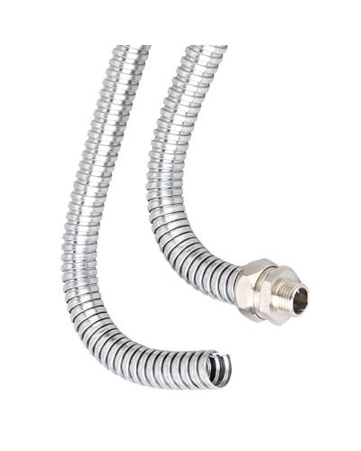 Металлорукав из оц.стали DN 12мм, Dвн 12,0 мм, Dнар 15,0 мм, IP40, 50м DKC (667R1215) в Ростове-на-Дону Металлорукав Pintop.ru