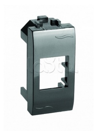 Адаптер для информационных разъемов Keystone, черный, 1мод. DKC (77607N) в Ростове-на-Дону Аксессуары для стоек и шкафов Pintop.ru