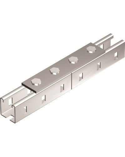 Пластина соединительная, длина 190 мм, 4отв., горячеоцинкованная DKC (BMD1012HDZ) в Ростове-на-Дону Аксессуары для лотков Pintop.ru