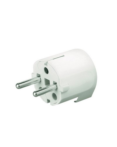 Вилка кабельная, бытовая с боковым вводом кабеля. Черная. IP20 16А 2P+E 230В DKC DIS13083N в Ростове-на-Дону Аксессуары для стоек и шкафов Pintop.ru