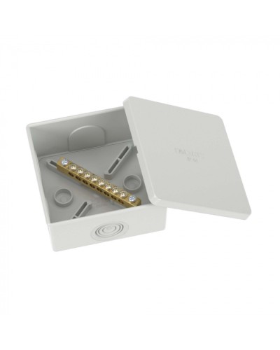 Коробка уравнивания потенциалов, 8 зажимов, 6 вводов д.20мм, 80х80х40мм, IP44 DKC (NE3108) в Ростове-на-Дону Распределительные коробки Pintop.ru