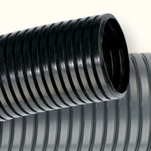 Труба гофрированная DN12мм, ПВ-2, Dвн 12,2 мм, Dнар 15,8 мм, полиамид 6, цвет чёрный, с протяжкой, DKC PA611216F2