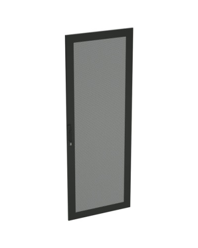 Дверь перфорированная одностворчатая для IT-CQE 2000 x 800 RAL9005 DKC R5ITCPRMM2080B в Ростове-на-Дону Аксессуары для стоек и шкафов Pintop.ru