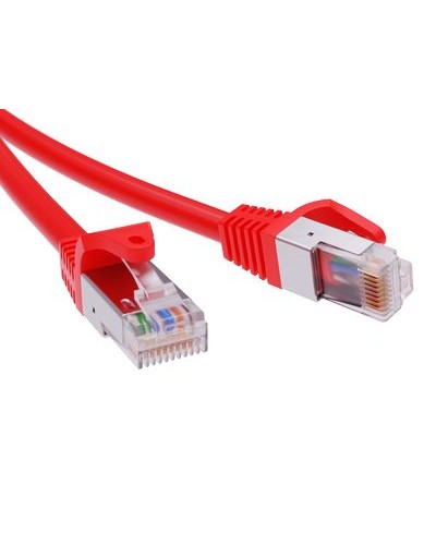 Патч-корд экранированный CAT6 F/UTP 4х2, LSZH, красный, 0.5м DKC RN6FU4505RD в Ростове-на-Дону Патчкорды (медные) Pintop.ru