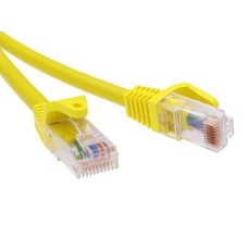 Патч-корд неэкранированный CAT6 U/UTP 4х2, LSZH, желтый, 10м DKC RN6UU4500YL
