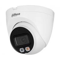 IP-камера видеонаблюдения уличная купольная Full-color с ИИ Dahua DH-IPC-HDW2249TP-S-IL-0280B
