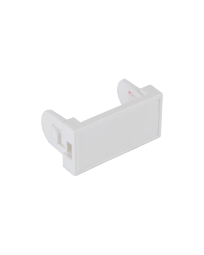 Заглушка 22,5х45 мм на 1 модуль, белый Datarex (DR-513410) в Ростове-на-Дону Розетки компьютерные и телефонные Pintop.ru