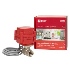 AquaExpert 220V Шаровой кран с электроприводом 1/2 дюйма EKF PROxima (AquaExpert-valve-1/2)