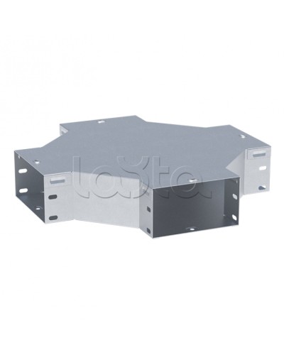 Ответвитель крестообразный 35х100мм EKF x3510008 в Ростове-на-Дону Аксессуары для лотков Pintop.ru