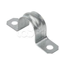 Скоба металлическая двухлапковая d21-22 мм (100 шт) EKF PROxima (sm-2-21-22)