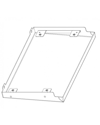 Крыша дождевая для шкафов серии EMW (Ш600 × Г250) Elbox (EMW-RR-600.250) в Ростове-на-Дону Аксессуары для стоек и шкафов Pintop.ru