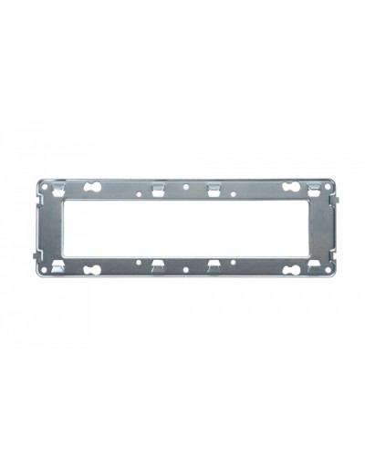 Универсальный суппорт для горизонтальных рамок 6 и 8 модулей французский стандарт Eurolan (16S-00-18WT) в Ростове-на-Дону Комбинированные настенные розетки Pintop.ru