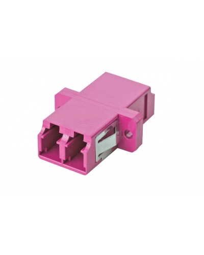 Адаптер OM4, LC дуплекс, с фланцами, пурпурный Eurolan (36A-40-2L-02MG) в Ростове-на-Дону Проходные адаптеры Pintop.ru