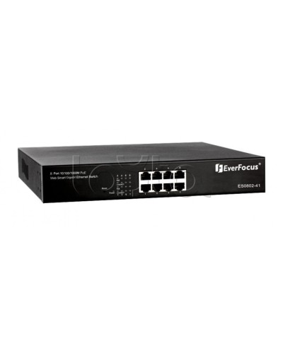 Коммутатор PoE 8-портовый EverFocus ES0802-41 в Ростове-на-Дону Коммутаторы Pintop.ru
