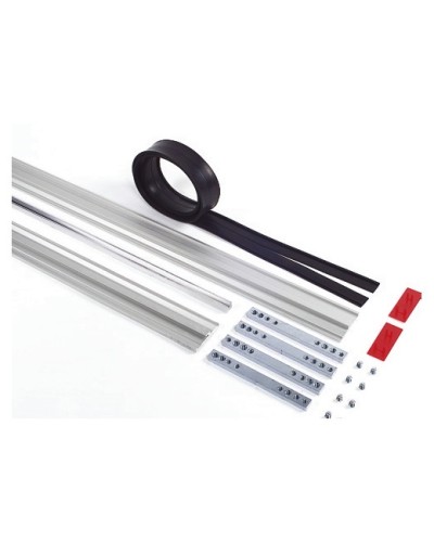 Пара торцевых заглушек для декорирования зажимных профилей на цельностеклянных полотнах Faac 105405 в Ростове-на-Дону Запчасти для шлагбаумов и автоматики Pintop.ru