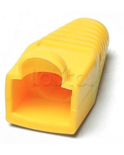 Колпачок изолирующий для разъемов RJ-45 желтый (10шт.) Hyperline BOOT-YL-10 в Ростове-на-Дону Коннекторы Pintop.ru