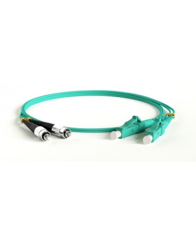 Патч-корд волоконно-оптический Hyperline FC-D2-503-LC/PR-LC/PR-H-50M-LSZH-AQ в Ростове-на-Дону Патч-корды оптические Pintop.ru
