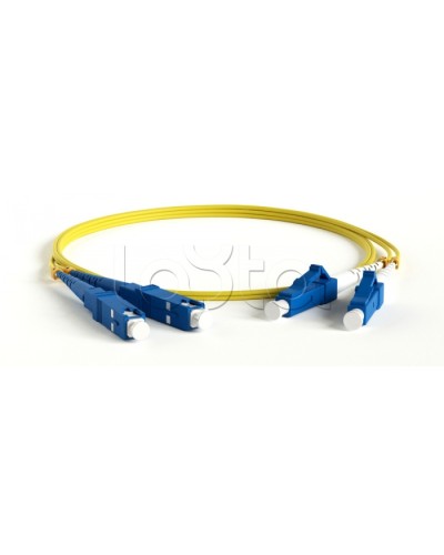 Патч-корд Hyperline FC-D2-9-LC/UR-SC/UR-H-7M-LSZH-YL в Ростове-на-Дону Патч-корды оптические Pintop.ru