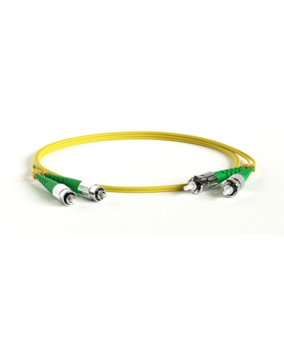 Патч-корд волоконно-оптический Hyperline FC-D2-9-SC/AR-ST/AR-H-1M-LSZH-YL в Ростове-на-Дону Патч-корды оптические Pintop.ru