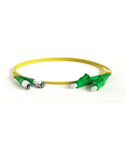 Патч-корд волоконно-оптический Hyperline FC-D2-9-SC/AR-ST/AR-H-3M-LSZH-YL в Ростове-на-Дону Патч-корды оптические Pintop.ru