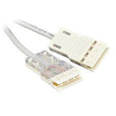 Патч-корд 110 тип-110 тип, 4 пары, Cat.5e, LSZH, 1 м серый Hyperline PC-110-110-4P-C5e-1M-LSZH-GY