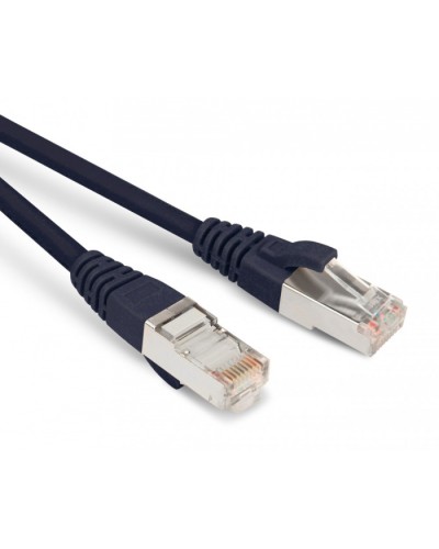 Патч-корд экранированный Hyperline PC-LPM-STP-RJ45-RJ45-C5e-3M-LSZH-BK в Ростове-на-Дону Патчкорды (медные) Pintop.ru