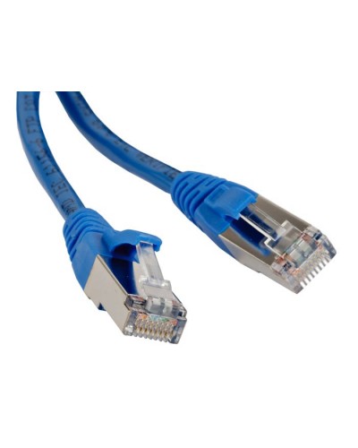Патч-корд F/UTP Hyperline PC-LPM-STP-RJ45-RJ45-C6-15M-LSZH-BL в Ростове-на-Дону Патчкорды (медные) Pintop.ru