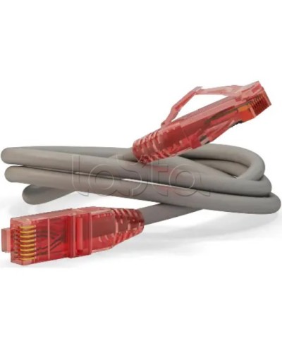 Патч-корд RJ45-RJ45, 4 пары, UTP, кат.5е, LSZH (0,3м) Hyperline PC-LPM-UTP-RJ45-RJ45-C5e-0,3M-LSZH-GY в Ростове-на-Дону Патчкорды (медные) Pintop.ru