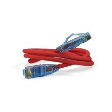 Патч-корд U/UTP Hyperline PC-LPM-UTP-RJ45-RJ45-C6-0.3M-LSZH-RD