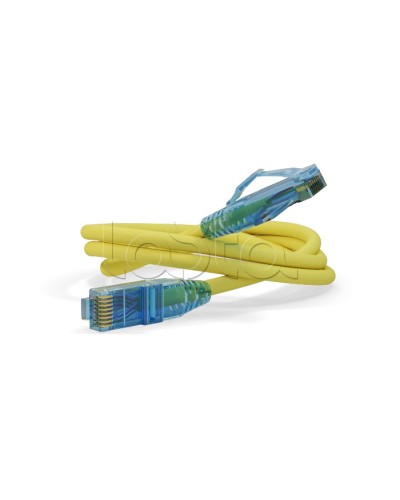 Патч-корд RJ45-RJ45, 4 пары, UTP, кат.6, LSZH (3м) Hyperline PC-LPM-UTP-RJ45-RJ45-C6-3M-LSZH-YL в Ростове-на-Дону Патчкорды (медные) Pintop.ru