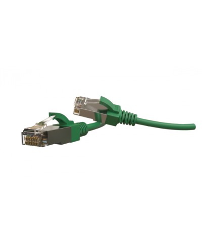 Патч-корд S/FTP Hyperline (PC-LPT-SFTP-RJ45-RJ45-C6-5M-LSZH-GN) в Ростове-на-Дону Патчкорды (медные) Pintop.ru