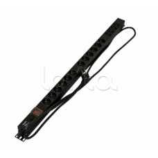 Блок розеток Hyperline SHE-12SH-4IEC-SF-2.5EU