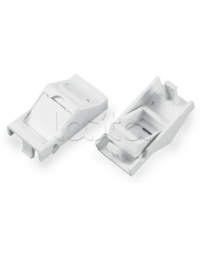Вставка угловая 45x22.5 для 1 модуля формата Keystone Jack Hyperline SIP2A-1K-M45-22.5 в Ростове-на-Дону Модули Keystone Pintop.ru