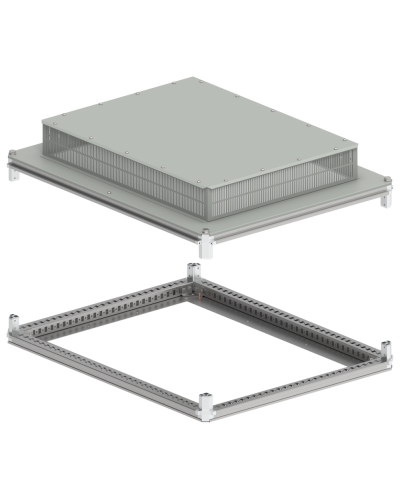 FORMAT Крыша и основание (под фланец) 800х1000мм IP31 IEK (FO-00-KOF-080-100-31) в Ростове-на-Дону Аксессуары для стоек и шкафов Pintop.ru