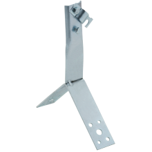 Держатель проводника круглого 6-10мм винтовой для конька h=80мм оцинкованная сталь HDZ IEK (ZDP80-14-4-16-80)