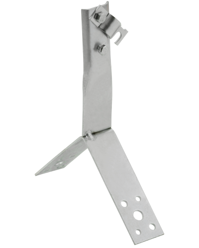 Держатель проводника круглого 6-10мм винтовой для конька h=100мм нержавеющая сталь IEK (ZDP80-20-4-16-100) в Ростове-на-Дону Крепеж Pintop.ru