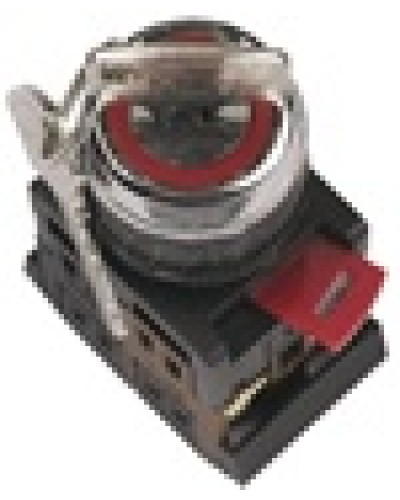 Переключатель AKS-22 с ключом на 2 фиксир.положения I-O 1з+1р черный IEK BSW10-AKS-2-K02 в Ростове-на-Дону Аксессуары для стоек и шкафов Pintop.ru