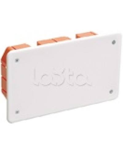 Коробка КМ41006 распаячная для твердых стен (с саморезами, с крышкой) IEK UKT11-172-096-045 в Ростове-на-Дону Распределительные коробки Pintop.ru