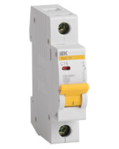 Выключатель автоматический 1P 1.6A (тип B) IEK ВА47-29 1P 10A (MVA20-1-010-B) в Ростове-на-Дону Автоматические выключатели Pintop.ru