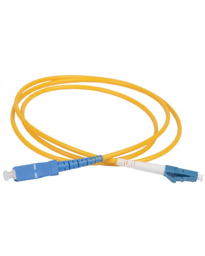Патч-корд оптический, SM, 9/125 (OS2), LC/UPC-SC/UPC, (simplex), 1м FPC09-LCU-SCU-C1L-3M в Ростове-на-Дону Патч-корды оптические Pintop.ru