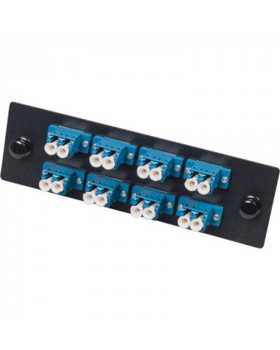 Адаптерная панель для кроссов LAN-FOBM с 8 дуплексными адаптерами LC/OM2 LANMASTER (LAN-APM-8x2LC/OM2) в Ростове-на-Дону Проходные адаптеры и розетки оптические Pintop.ru